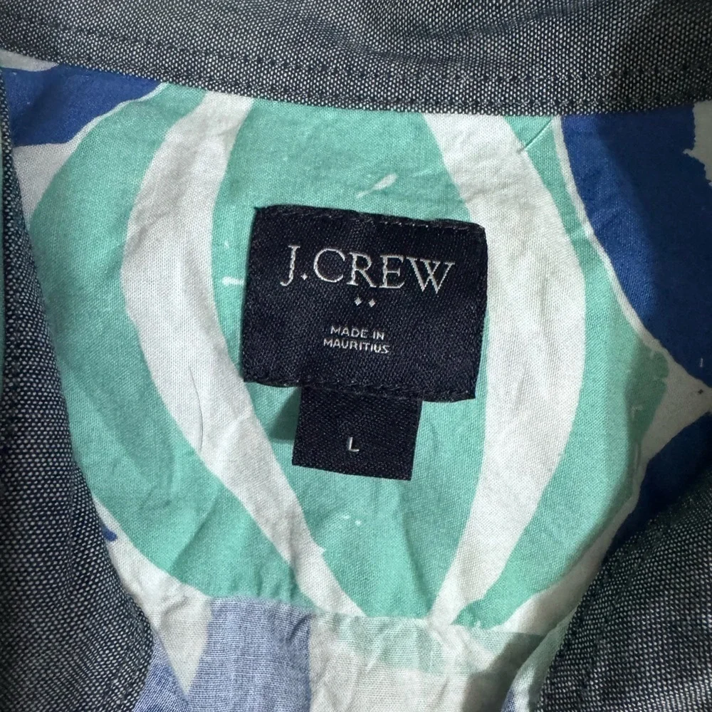Men's J Crew Beach Ball  Hawaiian Style Short Sleeve Button Down mt14